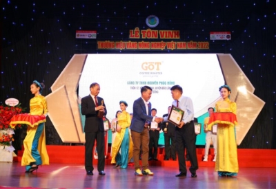 Tôn vinh 126 thương hiệu Vàng nông nghiệp Việt Nam năm 2022