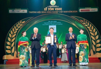 Sản phẩm Cà phê Got Coffee đạt danh hiệu “Thương hiệu Vàng nông nghiệp Việt Nam” năm 2024